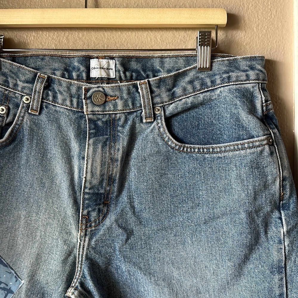 CALVIN KLEIN JEANS Star Wars Custom Denim Jean Shorts